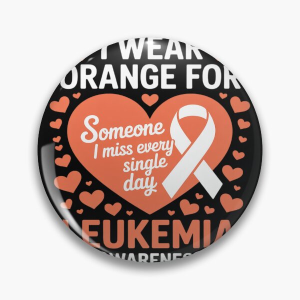 Item preview, I Wear Orange For Someone I Miss Blood Cancer Awareness designed and sold by Rackaam.