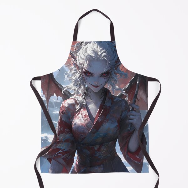 Item preview, Intense Daki Winter Demon Aura Demon Slayer Anime Girl Presence designed and sold by Tokyonomad.