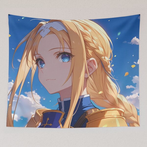 Item preview, Alice Zuberg Radiant Golden Resolve Sword Art Online Anime Girl Vision designed and sold by Tokyonomad.