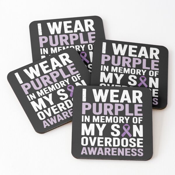 Item preview, I Wear Purple For My Son Overdose Awareness designed and sold by Rackaam.