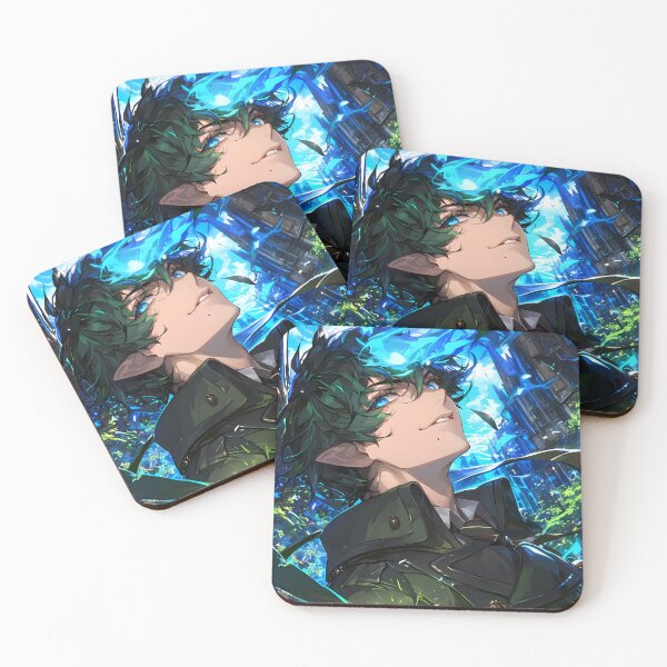 Item preview, Amaimon Naturebound Mystic Power Blue Exorcist Anime Spirit designed and sold by Tokyonomad.
