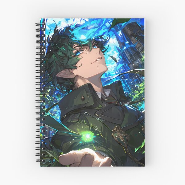 Item preview, Amaimon Naturebound Mystic Power Blue Exorcist Anime Spirit designed and sold by Tokyonomad.