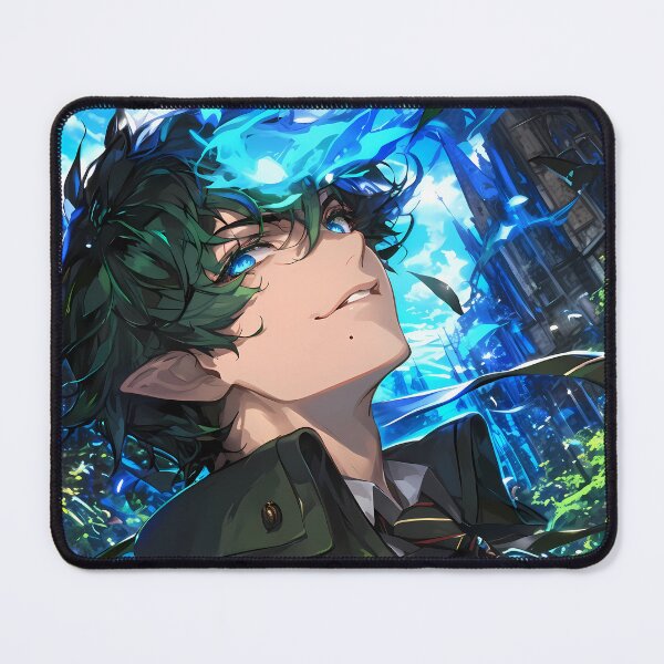 Item preview, Amaimon Naturebound Mystic Power Blue Exorcist Anime Spirit designed and sold by Tokyonomad.