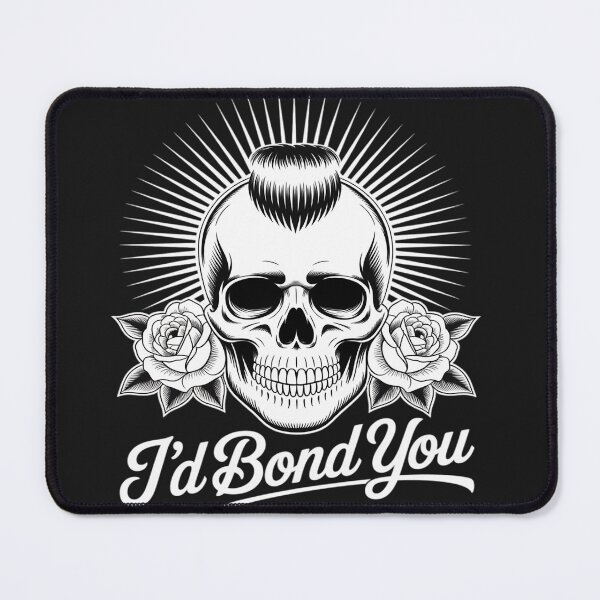 Item preview, I`d Bone You Rose Skull Skeleton Flower Love designed and sold by Rackaam.