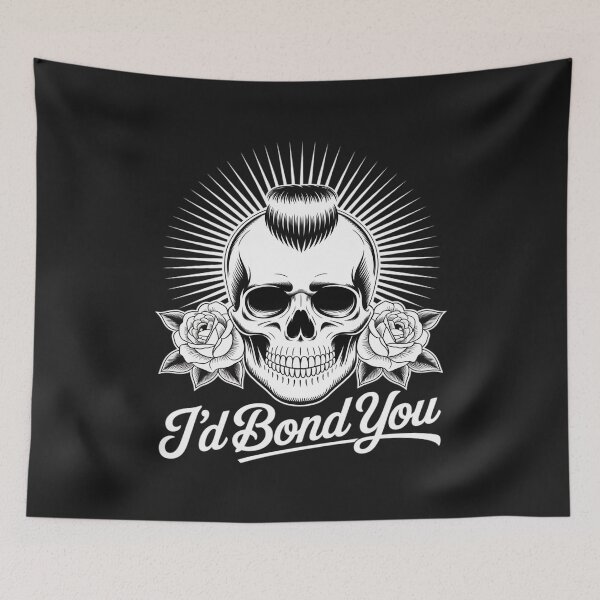 Item preview, I`d Bone You Rose Skull Skeleton Flower Love designed and sold by Rackaam.