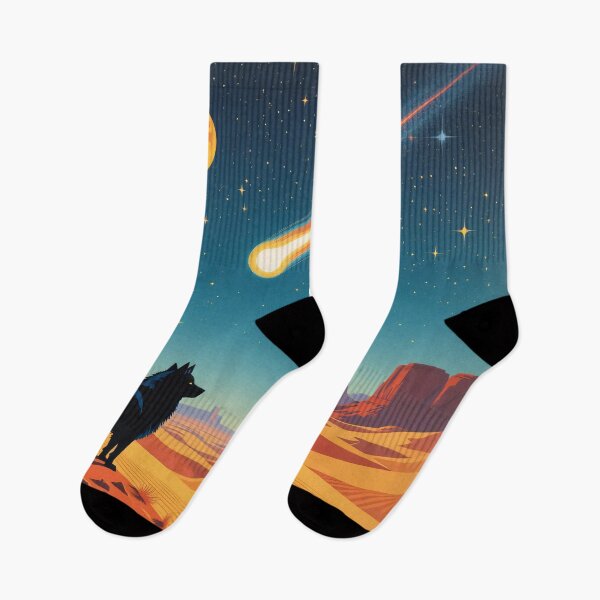 Item preview, The Lone Wolf and the Falling Star designed and sold by KiraChie.