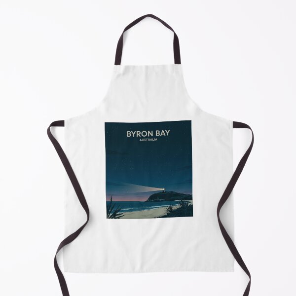 Item preview, Byron Bay Night Lighthouse Poster - Australia Coastal Illustration designed and sold by CircinusStore.