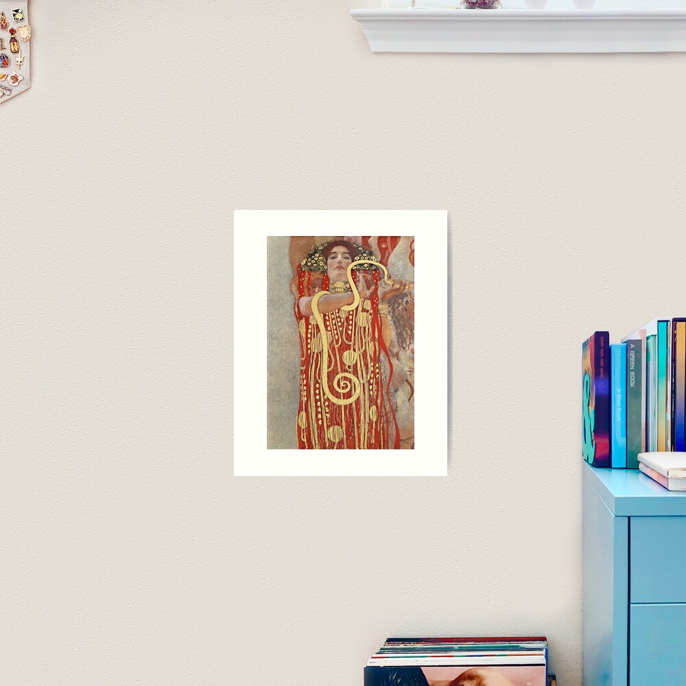 HD. Medicine, by Gustav Klimt . HIGH DEFINITION Art Print