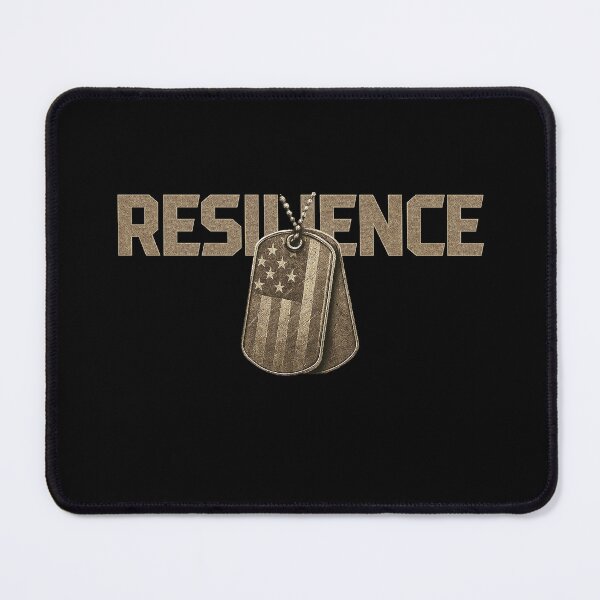 Item preview, RESILIENCE Military Dog Tags Design designed and sold by Callsign 84.