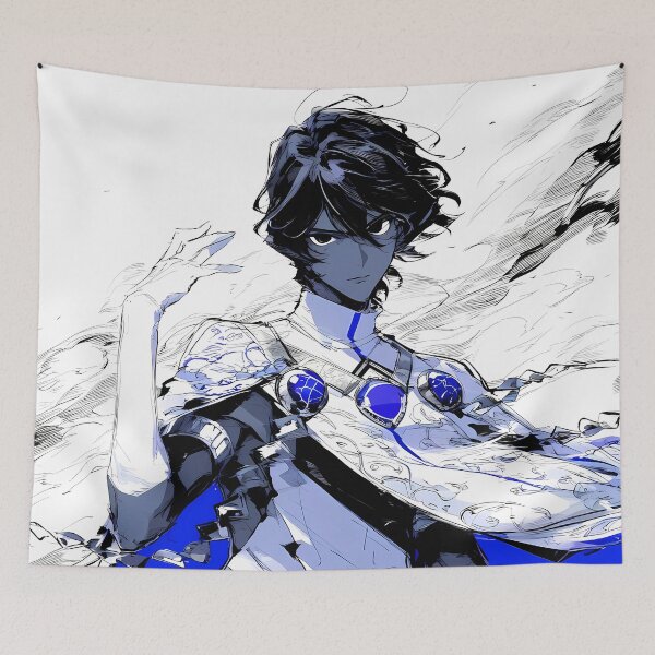 Item preview, Archer Arjuna Fate Grand Order Blue Anime Divine Energy Flow designed and sold by Tokyonomad.