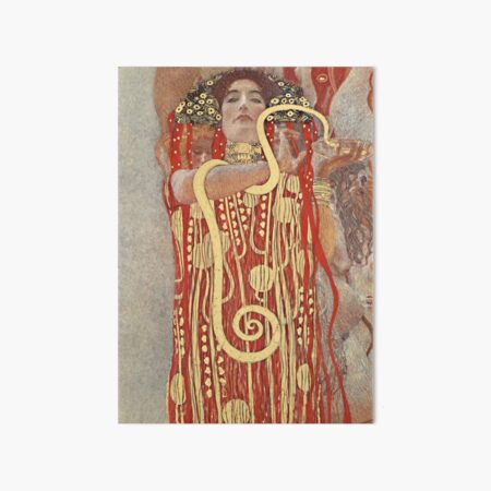 HD. Medicine, by Gustav Klimt . HIGH DEFINITION Art Board Print