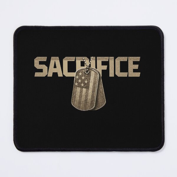 Item preview, SACRIFICE Military Dog Tags Design designed and sold by Callsign 84.
