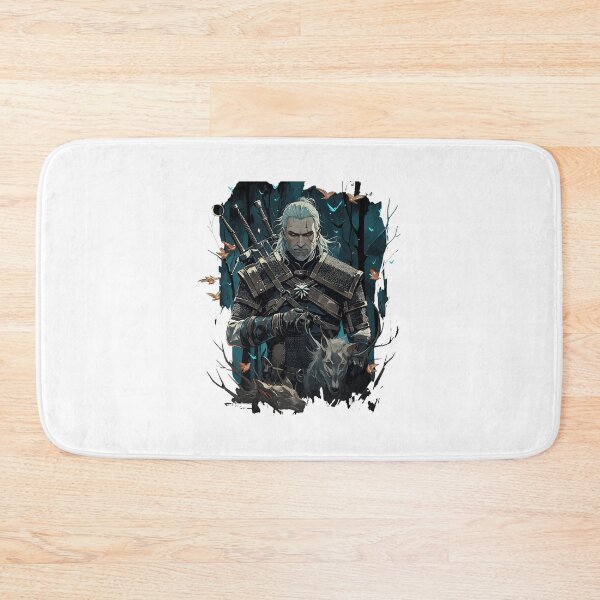 Item preview, Witcher Epic Fantasy Warrior With Silver Sword designed and sold by oellisabaei.