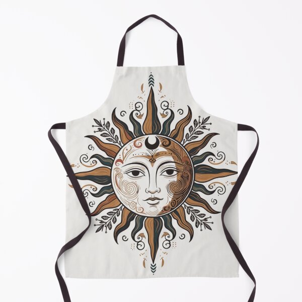 Item preview, Mystic Morning Sun Folk Aesthetic Decor designed and sold by Nordic Echo.