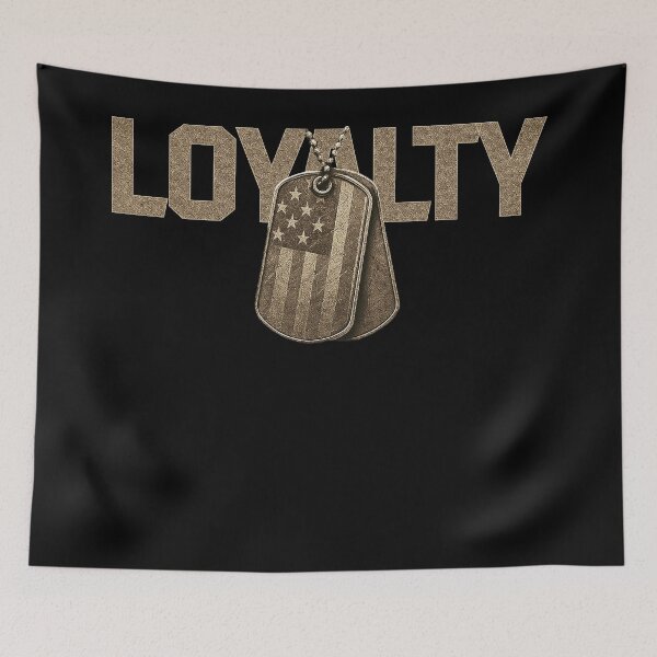 Item preview, LOYALTY Military Dog Tags Design designed and sold by Callsign 84.