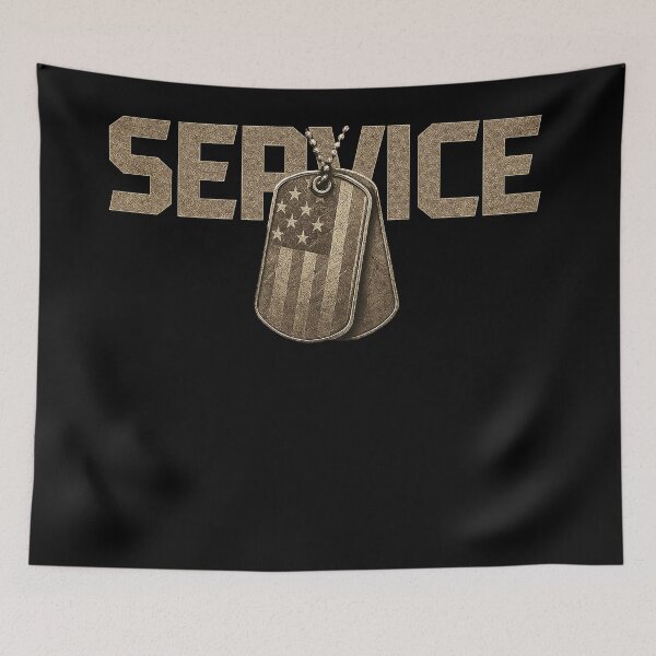 Item preview, SERVICE Military Dog Tags Design designed and sold by Callsign 84.