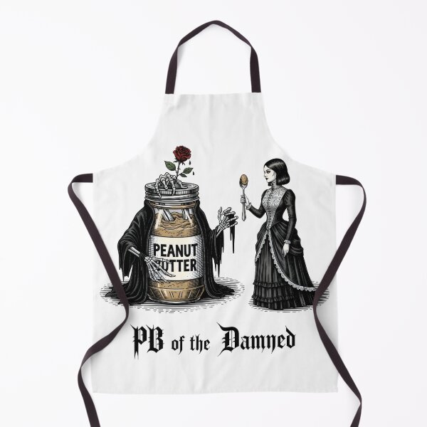 Item preview, PB Of The Damned Peanut Butter – Gothic Victorian Dark Humor Food Pun Gift Design designed and sold by Luminari Creations.
