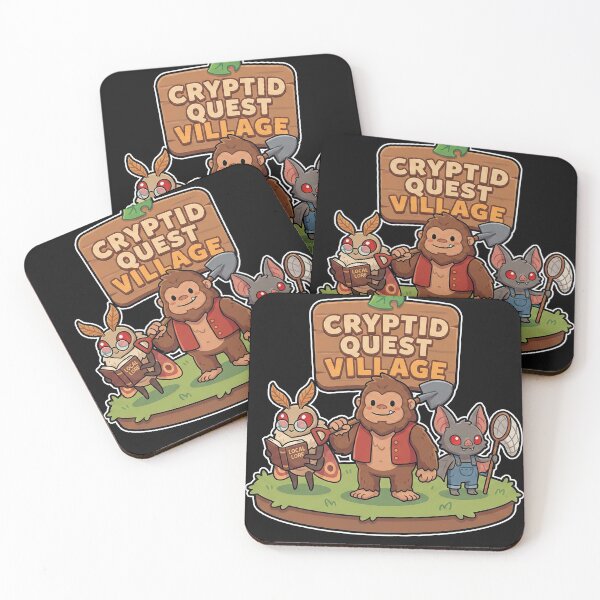 Item preview, Cute Cryptid Quest Village - Kawaii Sasquatch and Mothman Folklore Aesthetic designed and sold by AdyKurniawan.
