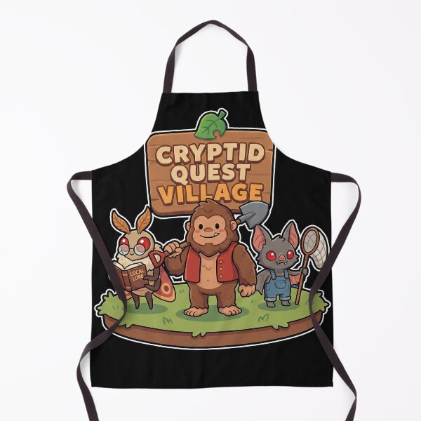 Item preview, Cute Cryptid Quest Village - Kawaii Sasquatch and Mothman Folklore Aesthetic designed and sold by AdyKurniawan.