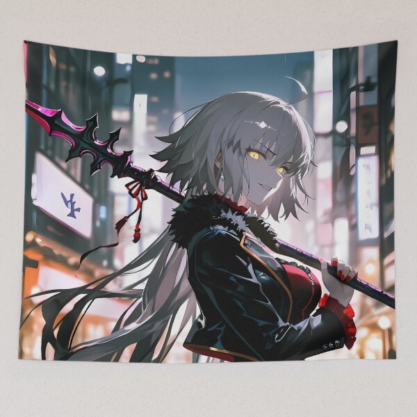 Item preview, D Arc Jeanne Alter Anime Girl Waifu Dark Fantasy Gothic Elegant Japan designed and sold by Tokyonomad.