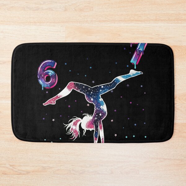 Item preview, Galaxy Gymnast 6th Birthday Girl Tee designed and sold by LashondaGreen89.
