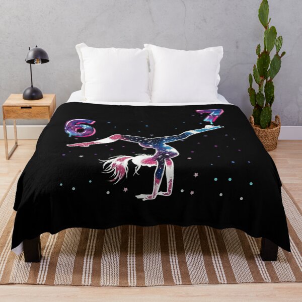 Item preview, Galaxy Gymnast 6th Birthday Girl Tee designed and sold by LashondaGreen89.