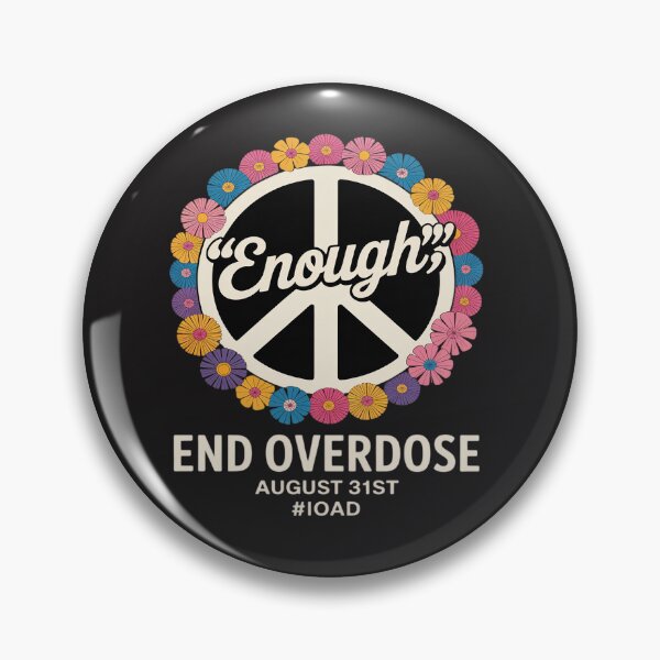 Item preview, International Overdose Awareness Day Purple Peace sign designed and sold by tkhrbika.