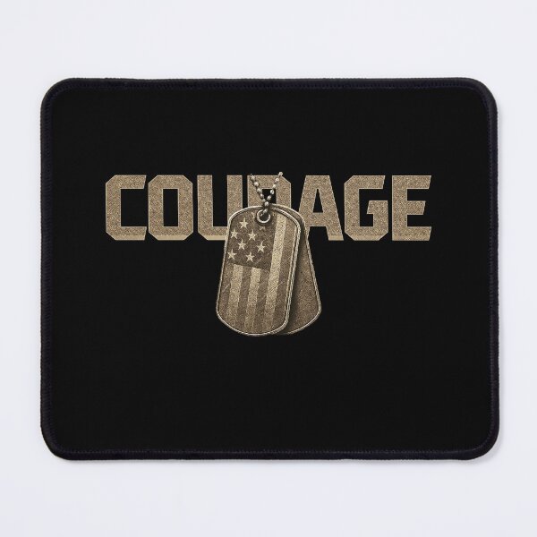 Item preview, COURAGE Military Dog Tags Design designed and sold by Callsign 84.