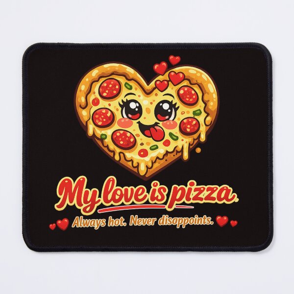 Item preview, My Love Is Pizza – Funny Valentine Pizza Design designed and sold by FrameFlow.