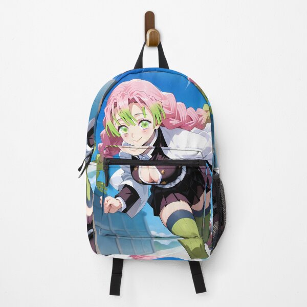 Item preview, Mitsuri Kanroji Energetic Running Demon Slayer Anime Girl designed and sold by Tokyonomad.