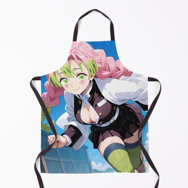 Item preview, Mitsuri Kanroji Energetic Running Demon Slayer Anime Girl designed and sold by Tokyonomad.