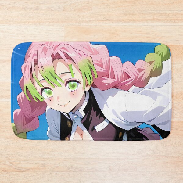 Item preview, Mitsuri Kanroji Energetic Running Demon Slayer Anime Girl designed and sold by Tokyonomad.