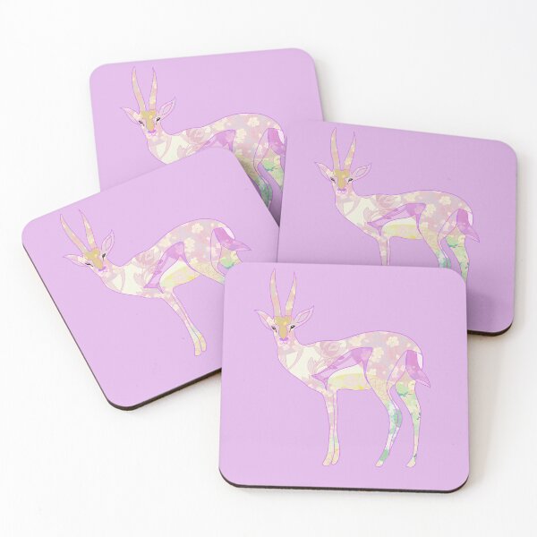 Item preview, Pastel floral gazelle designed and sold by Herami.