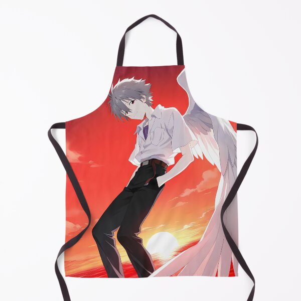 Item preview, Kaworu Nagisa Neon Genesis Evangelion Angel Wings Sunset Anime designed and sold by Tokyonomad.