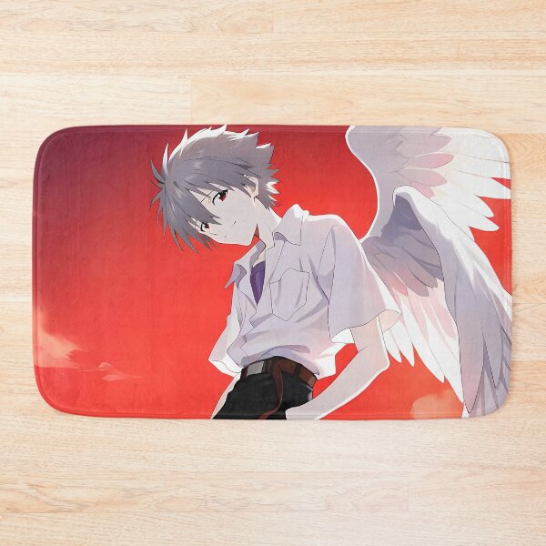 Item preview, Kaworu Nagisa Neon Genesis Evangelion Angel Wings Sunset Anime designed and sold by Tokyonomad.