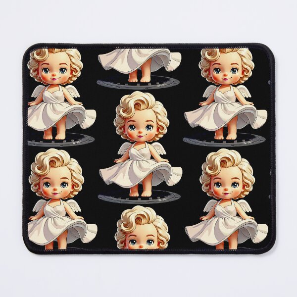 Item preview, Marilyn Monroe Chibi – Iconic White Dress Edition designed and sold by Hen-C-Art.