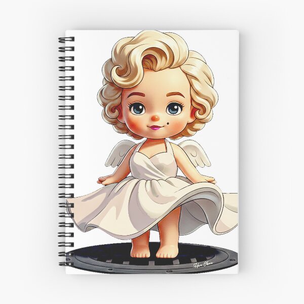 Item preview, Marilyn Monroe Chibi – Iconic White Dress Edition designed and sold by Hen-C-Art.