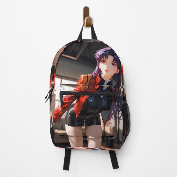 Item preview, Misato Katsuragi Neon Genesis Evangelion Casual Pose Day Anime Girl Waifu designed and sold by Tokyonomad.