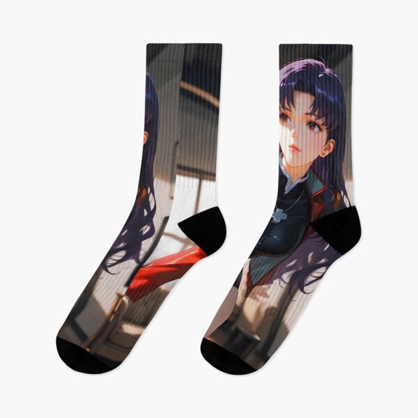 Item preview, Misato Katsuragi Neon Genesis Evangelion Casual Pose Day Anime Girl Waifu designed and sold by Tokyonomad.