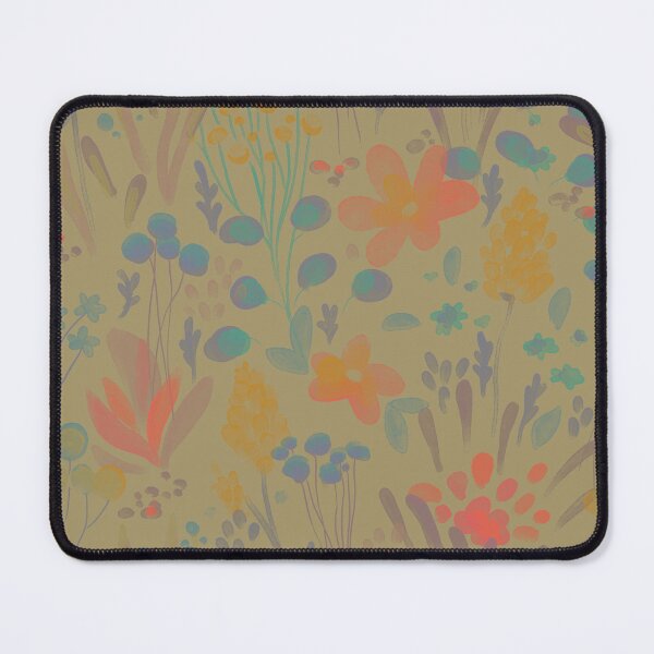 Item preview, Watercolor Wildflower Meadow - Taupe Medley Fluo Festival designed and sold by Elisa Moriconi.