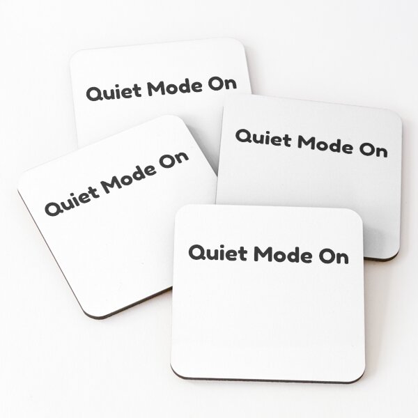Item preview, Quiet Mode On – Minimal Introvert Quote Design designed and sold by RICHKIDSSTUDIO.
