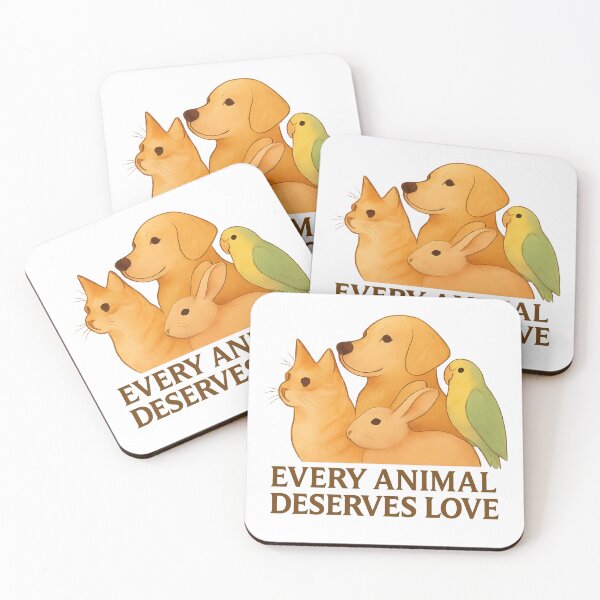 Item preview, Pastel Pet Portrait - Every Animal Deserves Love designed and sold by MKreative Studio.