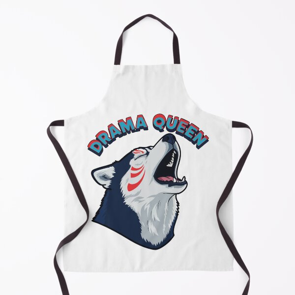 Item preview, Husky Drama Queen Screaming Kabuki Mask Style designed and sold by Tong4130.
