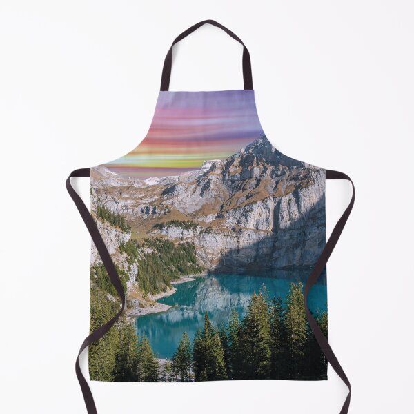 Item preview, Swiss Alps – Lake Oeschinen at a magical sunset designed and sold by Mauswohn.