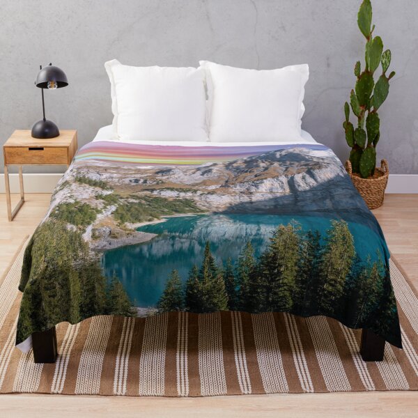 Item preview, Swiss Alps – Lake Oeschinen at a magical sunset designed and sold by Mauswohn.