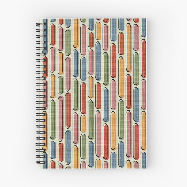 Item preview, Retro Multicolor Geometric Capsule Seamless Pattern designed and sold by SylvieVibes.