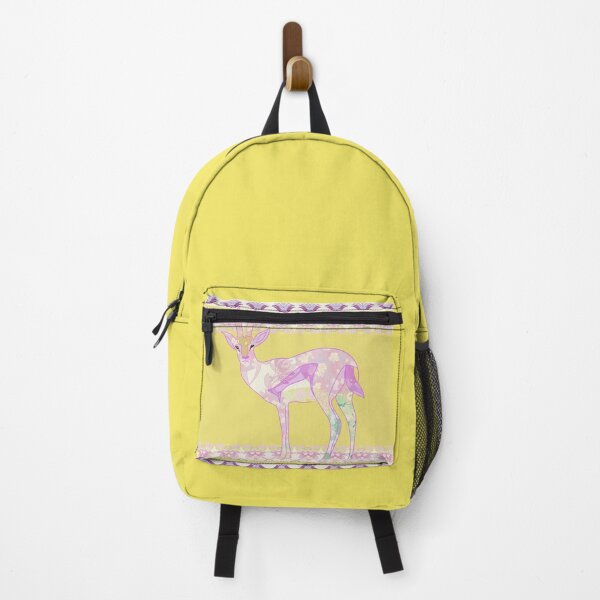 Item preview, pastel purple floral gazelle designed and sold by Herami.