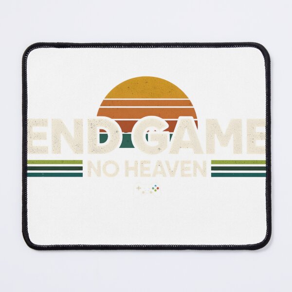 Item preview, END GAME – No Heaven ? Retro gaming vibes for true gamers. Perfect for t-shirts, stickers, hoodies & gifts. Minimal • Vintage • Gamer style designed and sold by No Heaven.