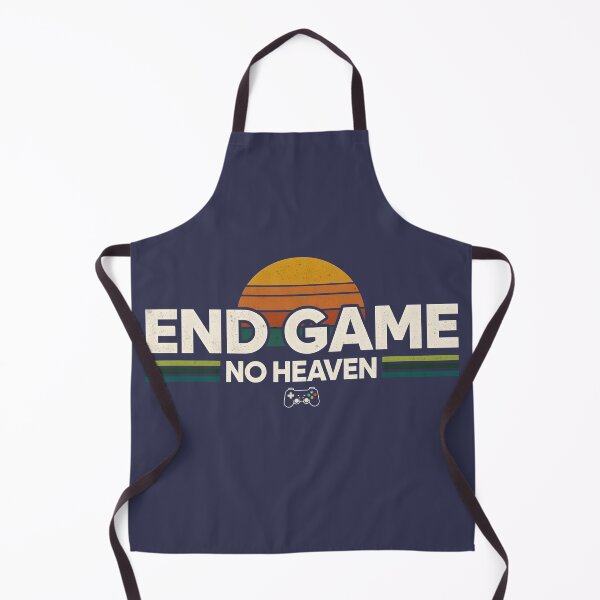 Item preview, END GAME – No Heaven ? Retro gaming vibes for true gamers. Perfect for t-shirts, stickers, hoodies & gifts. Minimal • Vintage • Gamer style designed and sold by No Heaven.