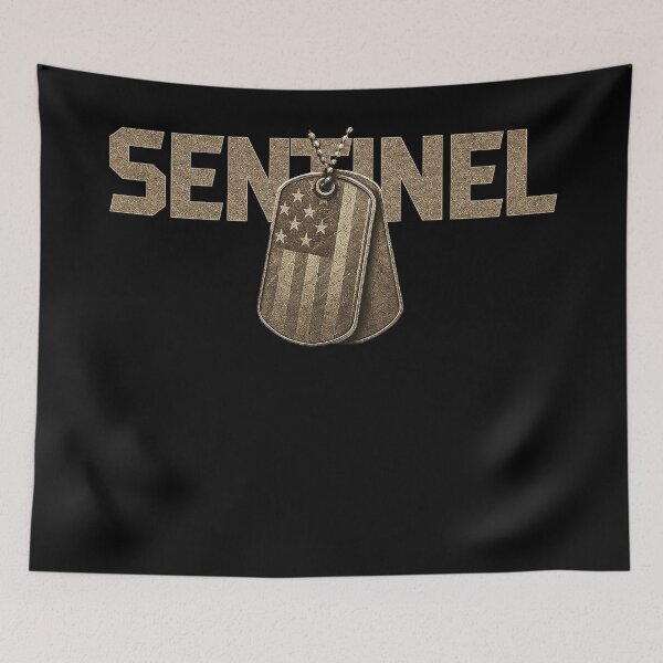 Item preview, SENTINEL Military Dog Tags Design designed and sold by Callsign 84.